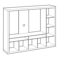 IKEA EXPEDIT COFFEE TABLE SQUARE Assembly Instructions Manual
