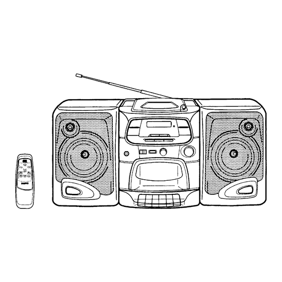 Sanyo MCD-S735F Manuals