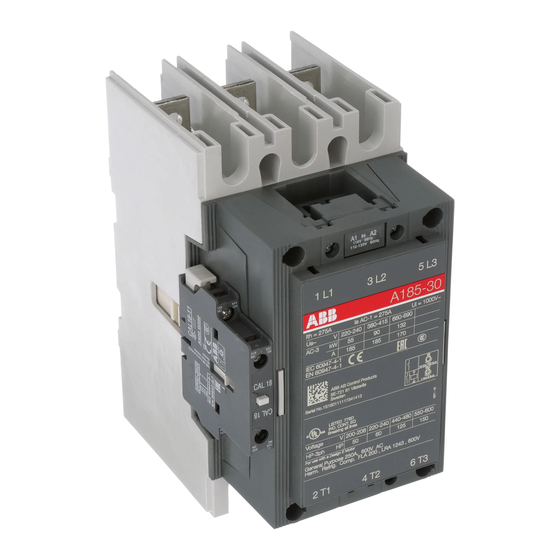 ABB A 145 Operating Instructions