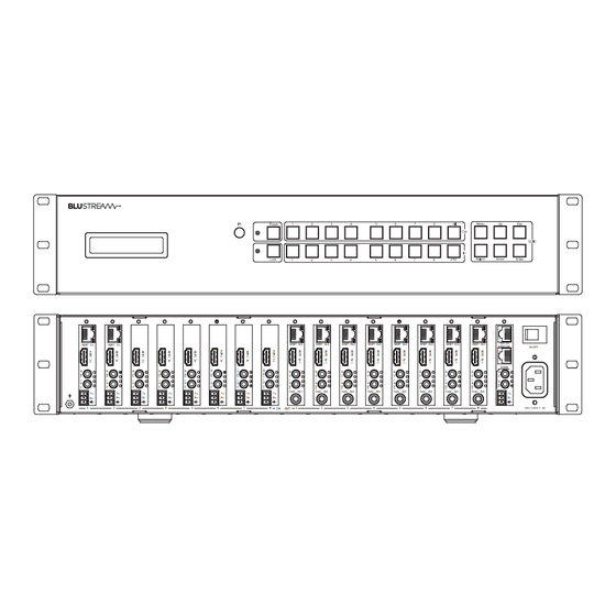 User Manuals: Bluestream PLA88L V2 HDMI Matrix Switcher
