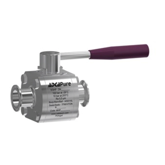 VALSTEAM ADCA M3HP Installation And Maintenance Instructions Manual
