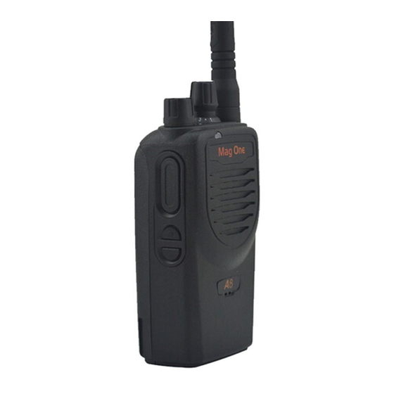 Motorola Mag One A8 DMR Manuals