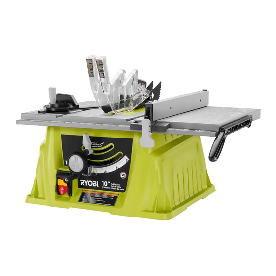 Ryobi RTS10NS Operator's Manual
