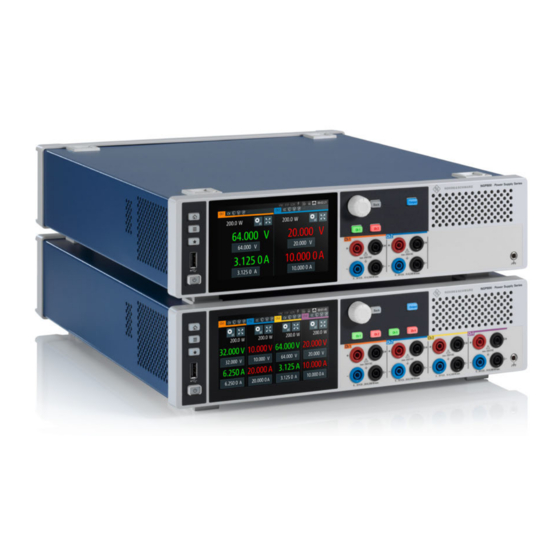 Rohde & Schwarz R&S NGP822 User Manual