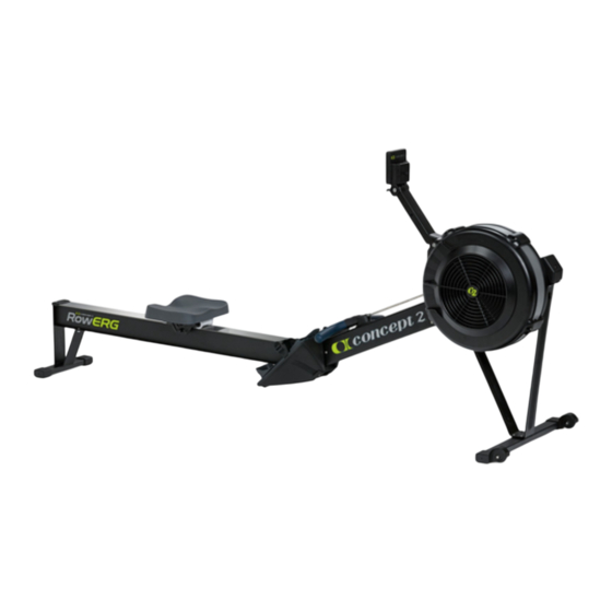 Concept2 RowErg Product Manual