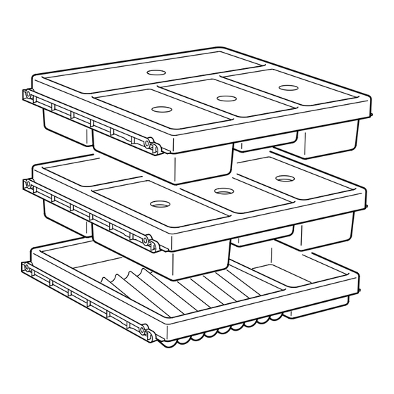 IKEA ANORDNA LYX PULL-OUT STORAGE S3 16X15" Instructions