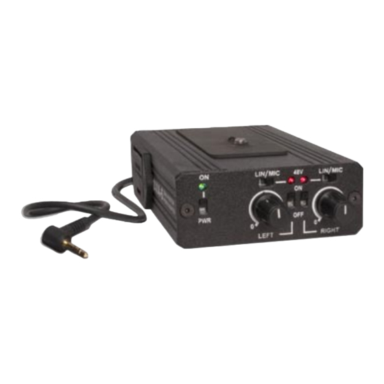 BeachTek DXA-6 Operating Instructions