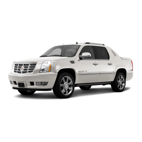 Cadillac Escalade User Manual