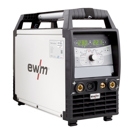 EWM Tetrix 230 Comfort 5P TM Operating Instructions Manual