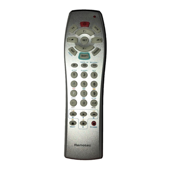 Remotec BW-0930 User Manual