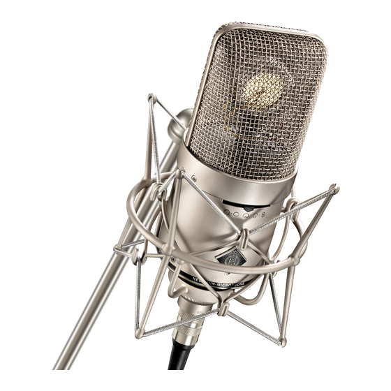 Neumann.Berlin M 149 TUBE Operating Manual