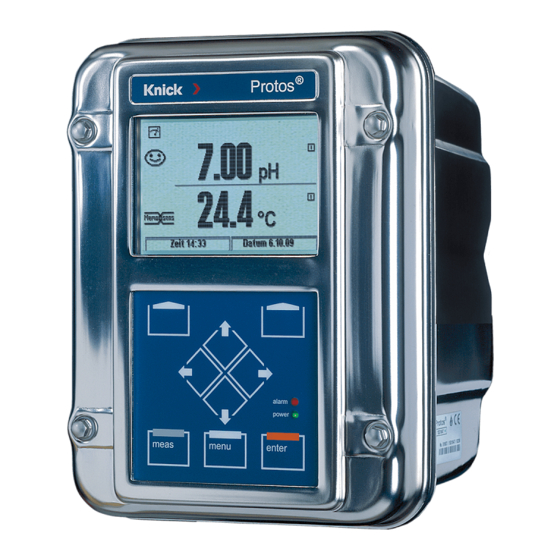 Knick Protos PH 3400(X)-033 User Manual