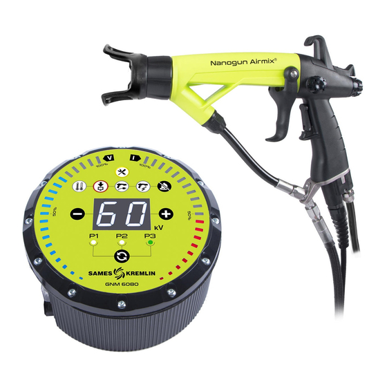 SAMES KREMLIN Nanogun Airmix H2O User Manual