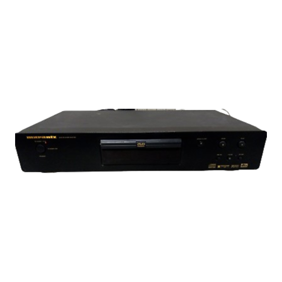 Marantz DV3100 User Manual