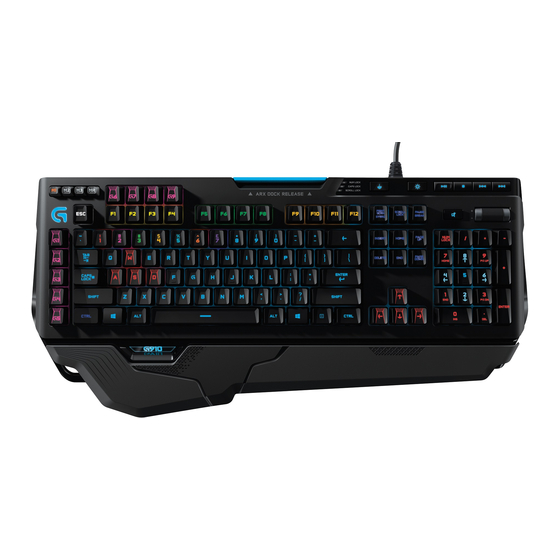 LOGITECH G910 SETUP MANUAL Pdf Download | ManualsLib