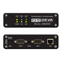DEVA Broadcast DB2003 Quick User Manual