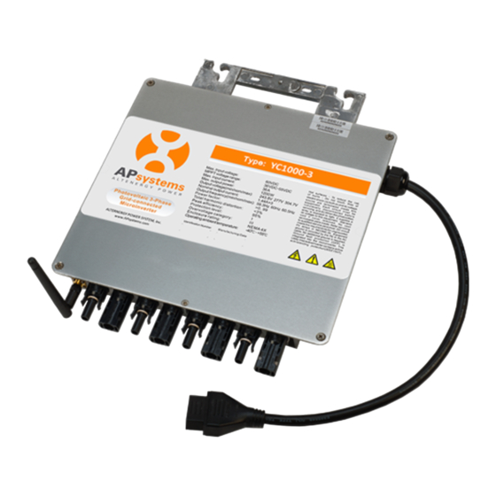 APsystems YC1000-3-EU Quick Installation Manual