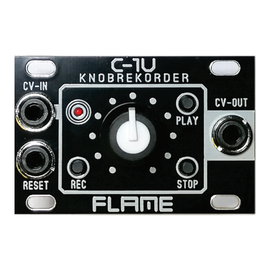 Flame C-1U Manual