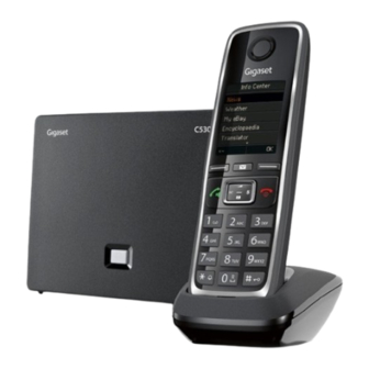 Gigaset C530 Quick Start Manual