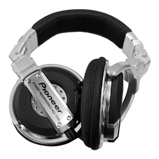 Pioneer HDJ-1000 Service Manual