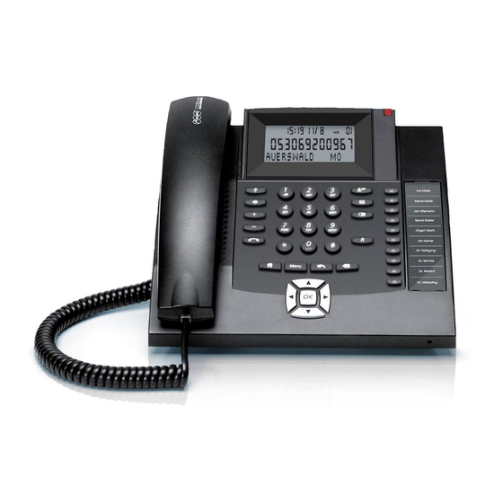 Auerswald COMfortel 600 VoIP Phone Manuals