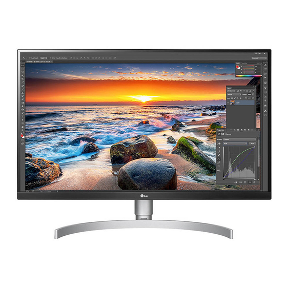 User Manuals: LG 27BL85U 27-inch 4K Monitor