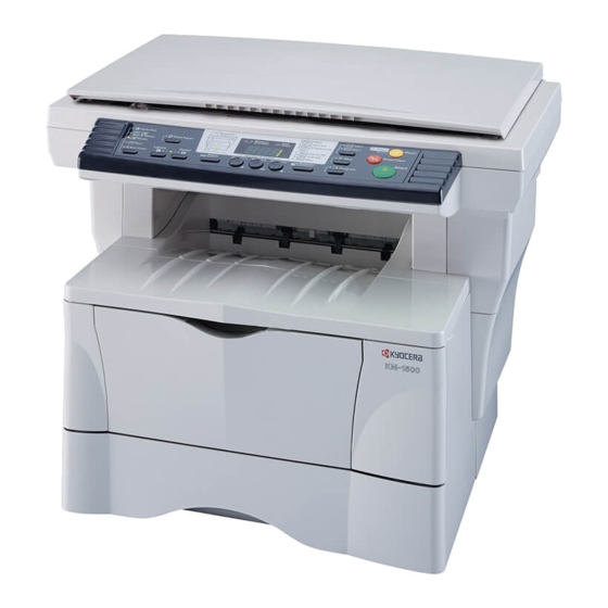Kyocera KM-1500 Command Reference Manual