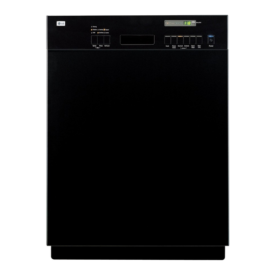 LG LDS5811BB - Semi-Integrated With Status Display Dishwasher BLAC Service Manual