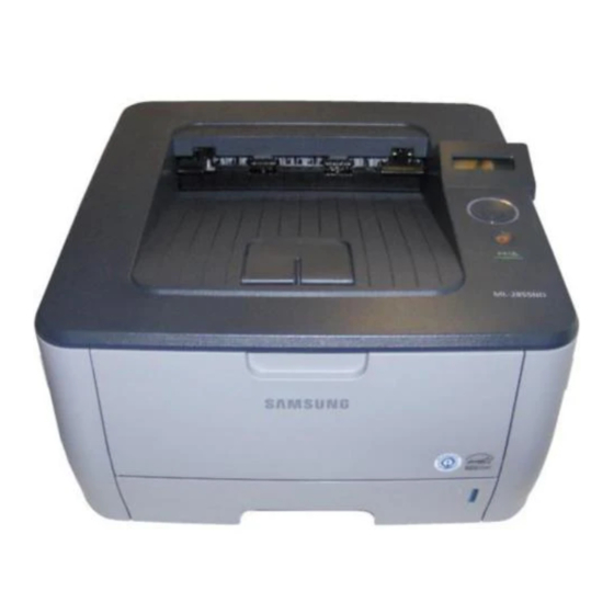 Samsung ML-2855ND-TAA - Monochrome Laser Printer Taa Manuals