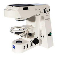 Zeiss Axioplan 2 imaging and Axiophot 2 Operating Manual