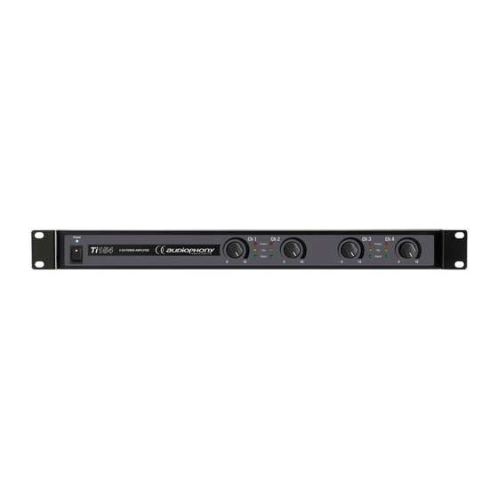 audiophony Ti154 User Manual