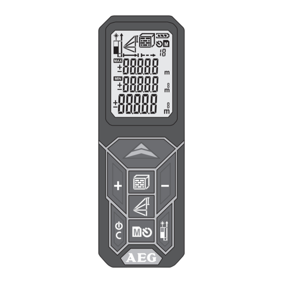 AEG Powertools AEGLDM50 Original Instructions Manual