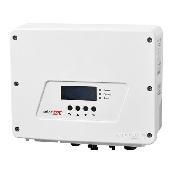 SolarEdge SE2200H Quick Installation Manual