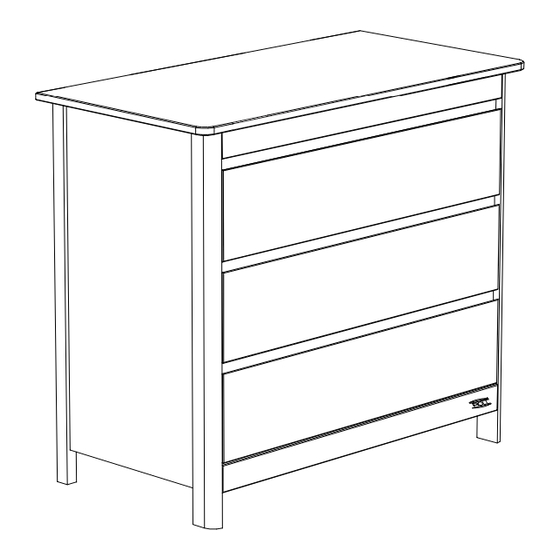 TROLL nursery LUKAS DRESSER Assembly Instructions Manual