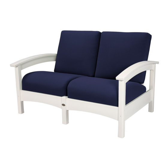 TREX Outdoor Furniture Rockport Club Settee TXC47 Assembly Instructions