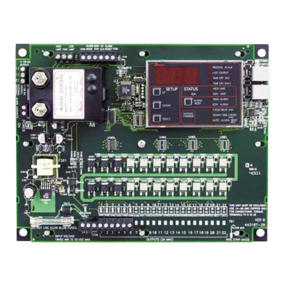 Dwyer Instruments DCT1010DC Installation And Operating Instructions Manual