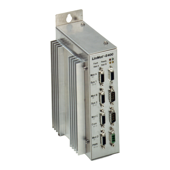 LinMot E100 Series Installation Manual