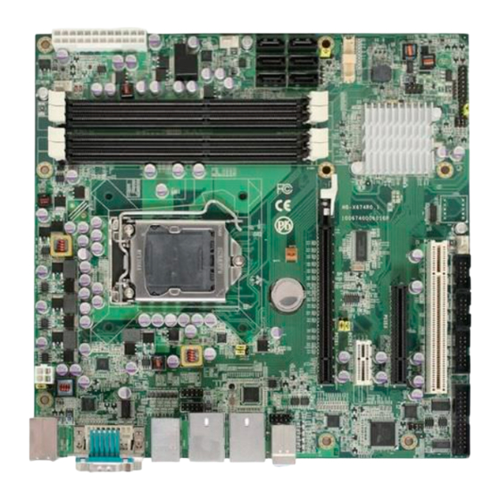 Arbor Technology MB-i77Q0 Quick Installation Manual