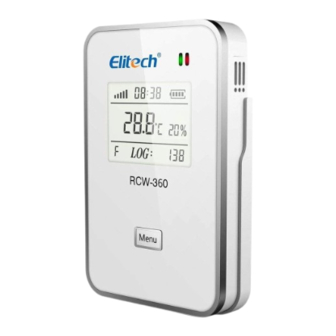 Elitech RCW-360 2G Manuals