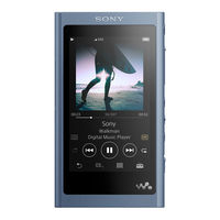 Sony NW-A55HN Help Manual