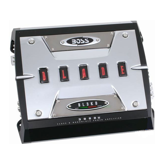 Boss Audio Systems Blade BL3KD User Manual