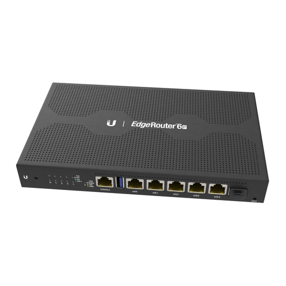 Ubiquiti EdgeRouter 6P Manuals