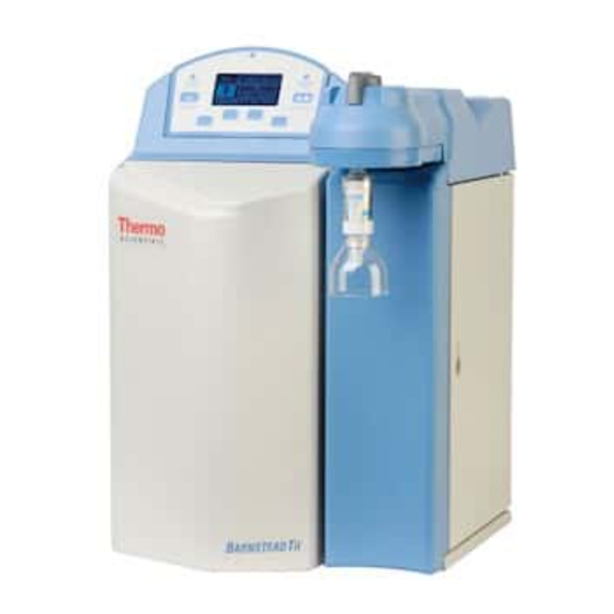 Thermo Scientific Barnstead TII 1403 Series Operating Manual And Parts List