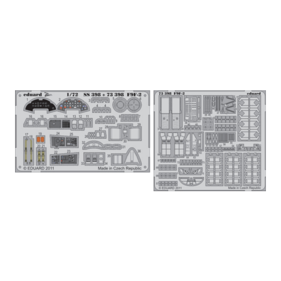 Eduard F9F-2 S.A. Quick Start Manual