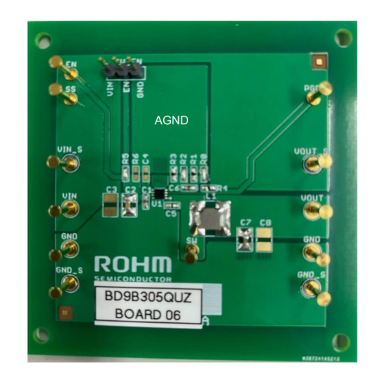 Rohm BD9B305QUZ-EVK-001 User Manual