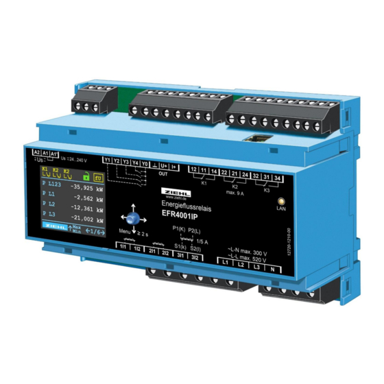 ZIEHL EFR4001IP Operating Manual