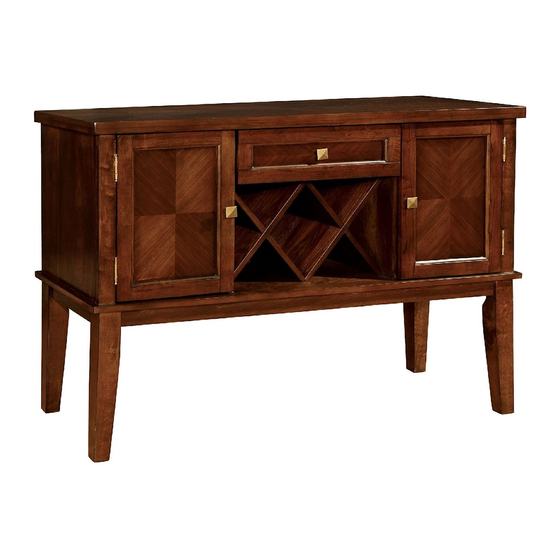 Furniture of America Hillsview CM3916SV Assembly Instructions Manual