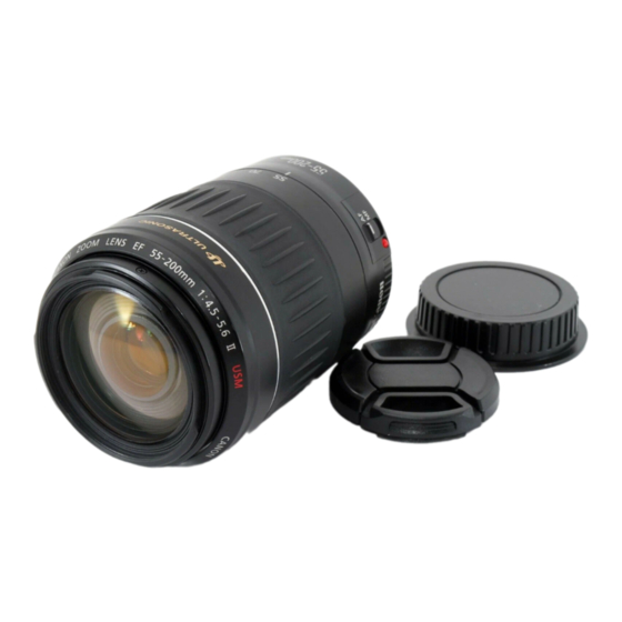 Canon EF80-200mm f/4.5-5.6 USM Instructions