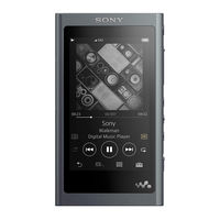 Sony NW-A55 User Manual