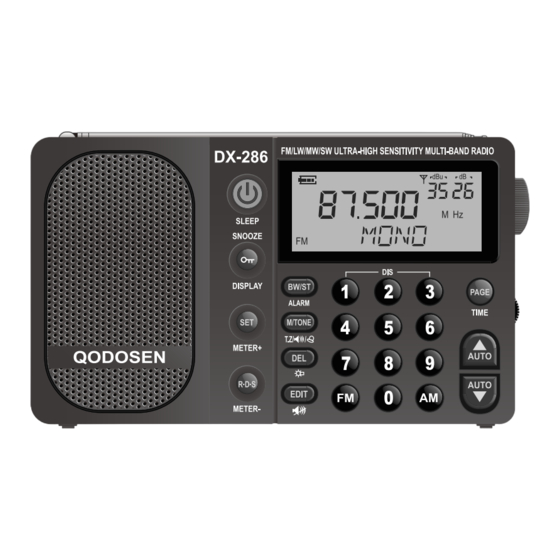 QODOSEN DX-286 User Manual